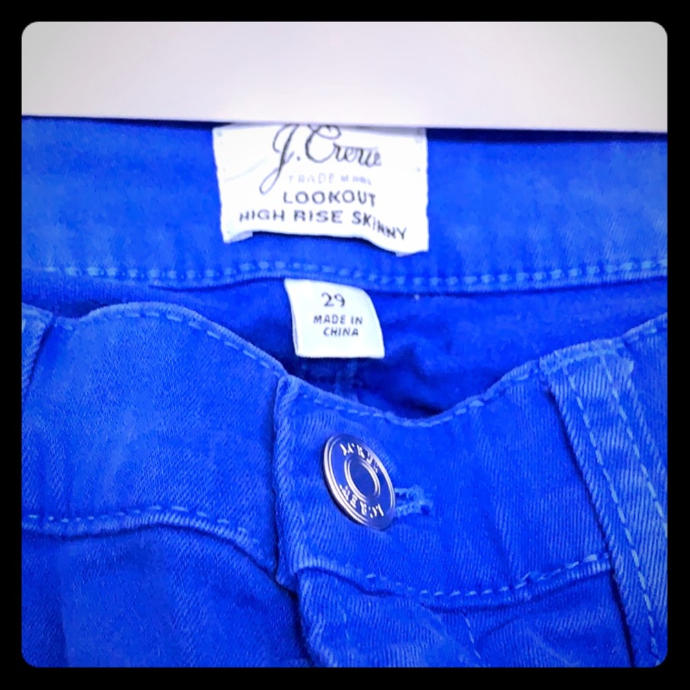 J crew lookout high rise skinny jean